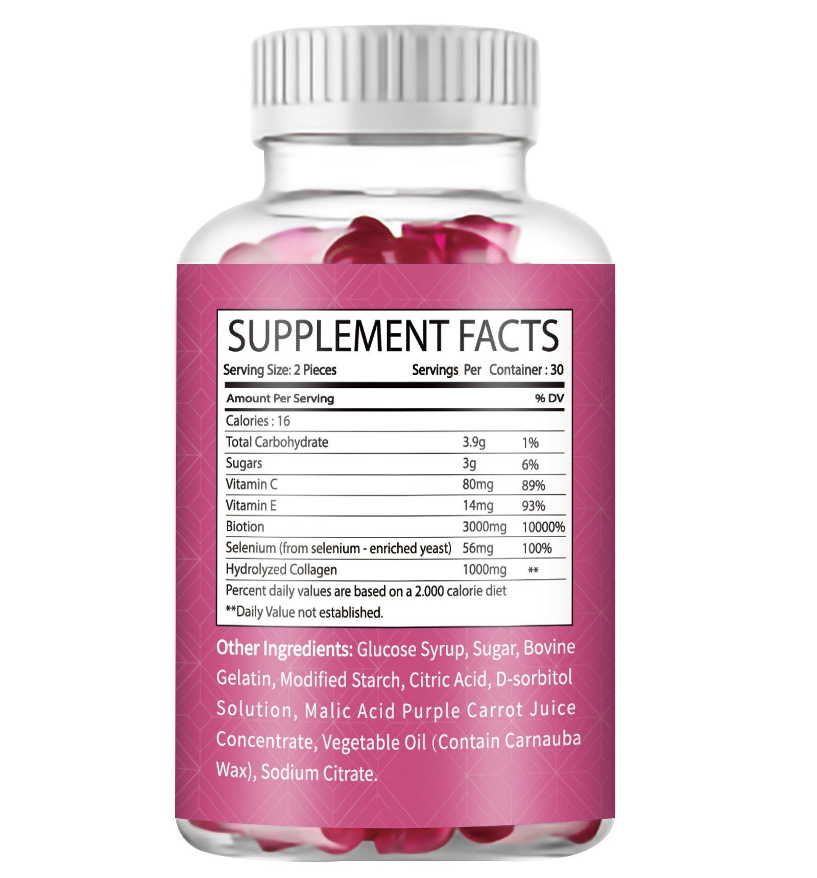 Gummies Collagène – Complément Alimentaire Beauté Peau 60 Bonbons Moelleux